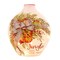 Stony Creek 7.5 Inch Holiday Bells Pre-Lit Glass Vase Christmas Lighted Glass Accent , Electric Plug In